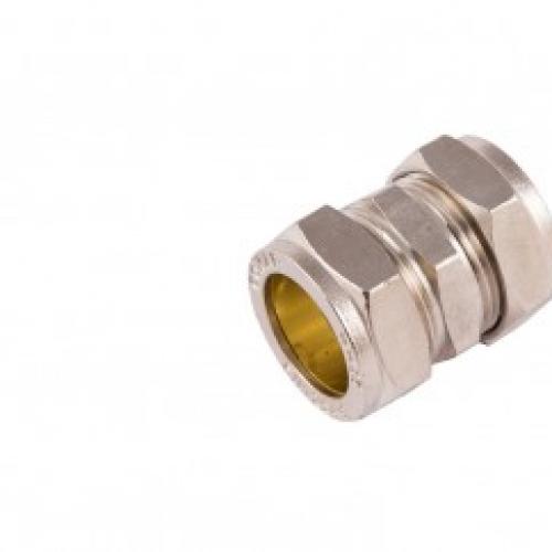 22mm Chrome Plated DZR Coupling