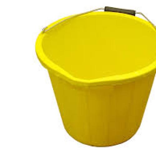 Contractors Bucket Yellow