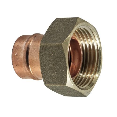 22mm x 3/4" Solder Ring Straight Tap Connector