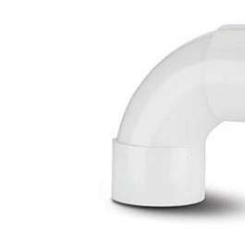 Polypipe 40mm White 92.5 Degree Swept Bend (WS14W)