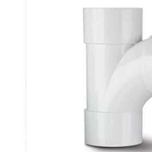 Polypipe 40mm White 92.5 Degree Swept Tee (WS22W)