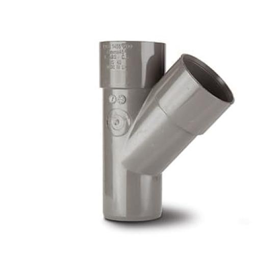Polypipe 40mm x 45 Deg Abs Junction Grey (WS40G)
