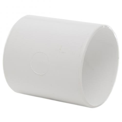 Polypipe 50mm Abs Straight Coupling White (WS58W)
