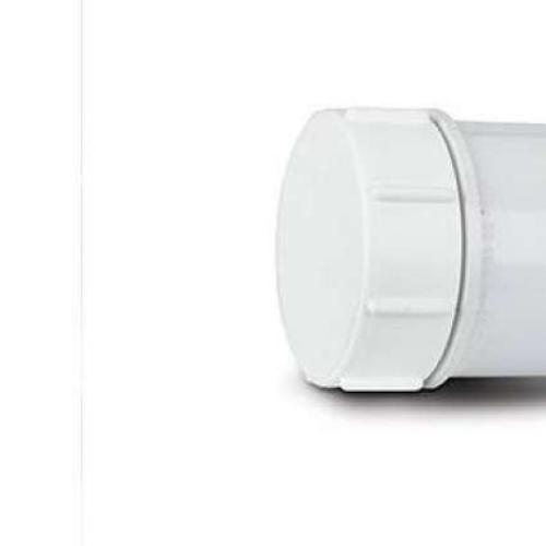 Polypipe 50mm Abs Screwed Access Plug White (WS72W)