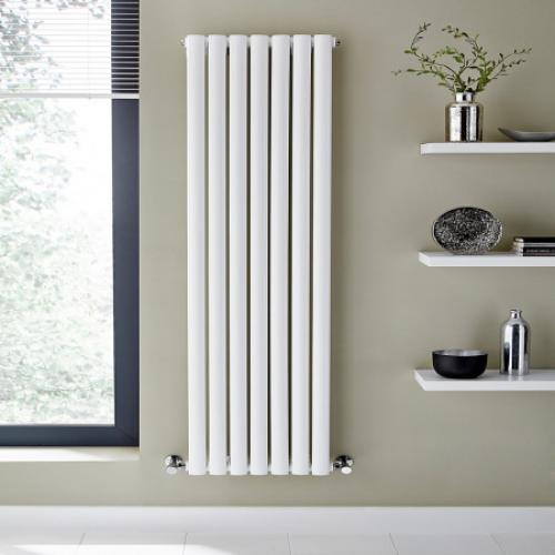 Kartell Aspen Vertical Double White  Designer Radiator 1800mm x 550mm