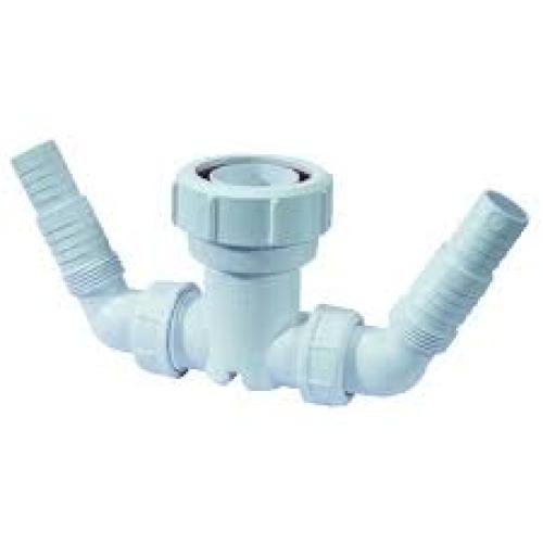 McAlpine V33WM Twin Standpipe WM Outlet Connector