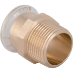 15mm x1/2" Geberit Copper Male Adaptor