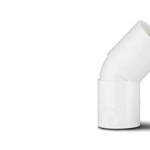 Polypipe 50mm x 45 Degree Abs Spigot Bend White (WS66W)