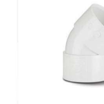 Polypipe 40mm White 45 Degree Obtuse Bend (WS18W)