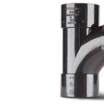 Polypipe 40mm Black 92.5 Degree Swept Tee (WS22B)