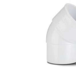 Polypipe 40mm White 45 Degree Obtuse Spigot Bend (WS49W)