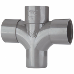 Polypipe 50mm Grey 92.5 Degree Cross Tee (WS50G)