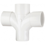 Polypipe 50mm White 92.5 Degree Cross Tee (WS50W)