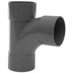 Polypipe 50mm x 92.5 Deg Abs Swept Tee Grey (WS56G)