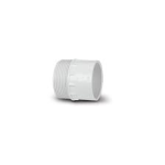 Polypipe 50mm Abs Adaptor - Male Iron White (WS57W)