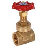 FI Brass Gatevalve 1 1/2" 