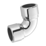 McAlpine 35A-CB 35mm Chrome/Brass 90° Bend