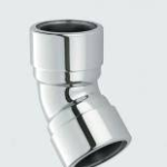 35mm Chromed Brass 135° Bend  